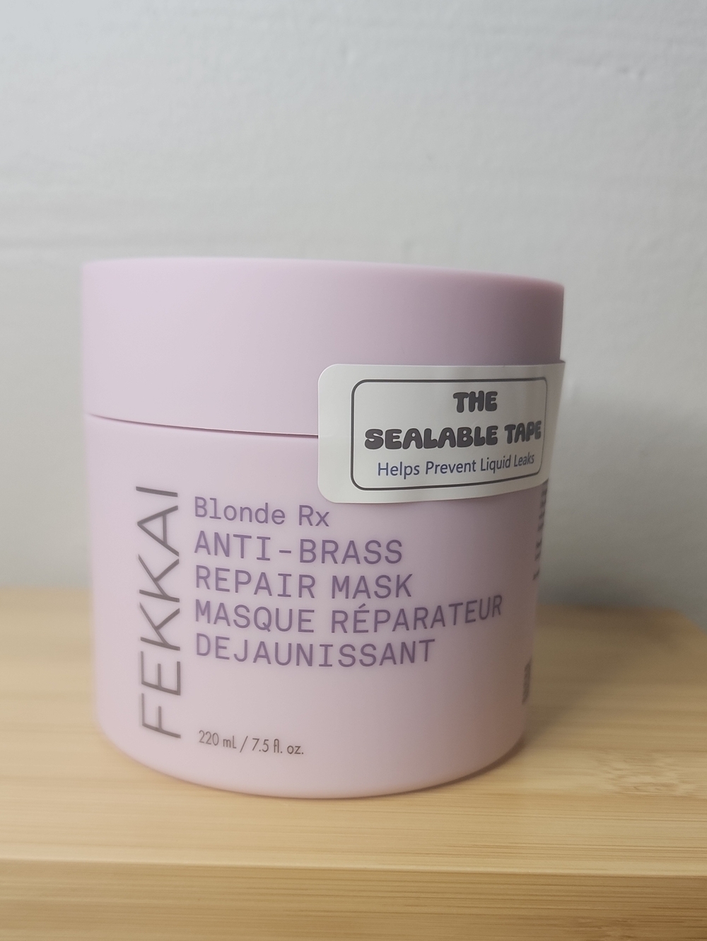 Fekkai Blonde Rx Anti-Brass Repair Mask — Pastel Pink